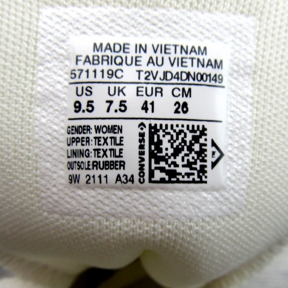 Converse Chuck Taylor All Star HI Lift Made with Love Women's Sz 9.5 NEW - Picture 12 of 15